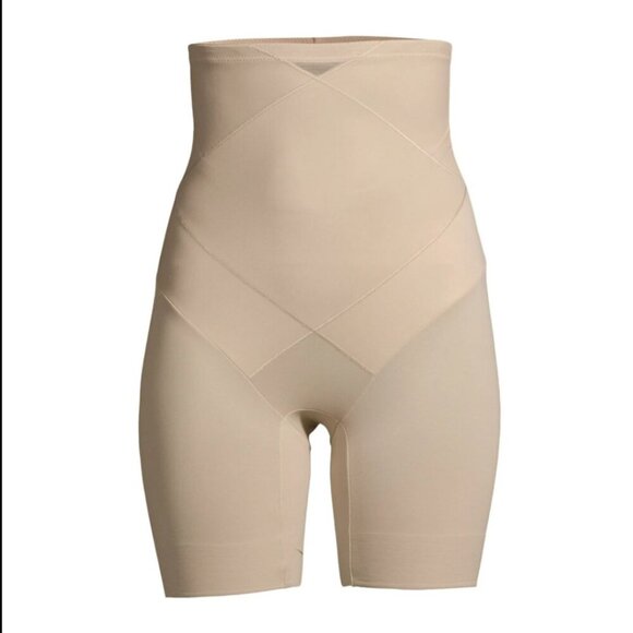 NWT Cupid Beige Women X-Firm Control TummyTuck HighWaist Thigh Slimmer Shapewear - Picture 3 of 7
